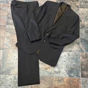 Evan Picone Dark Gray Suit